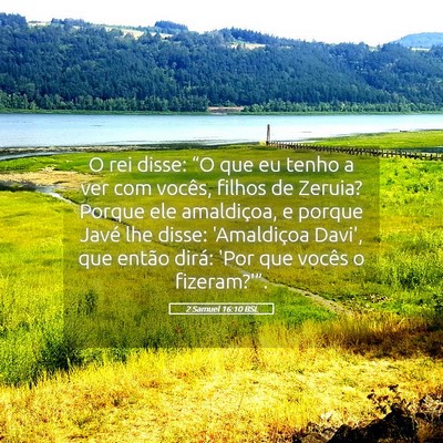 Picture 05 - 2 Samuel 16:10 BSL - O rei disse: “O que eu tenho a ver com vocês, - Bible Verse Picture