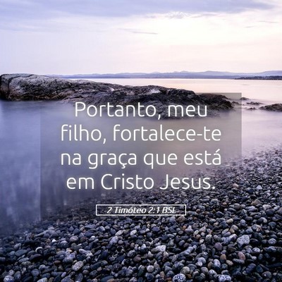 Picture 05 - 2 Timóteo 2:1 BSL - Portanto, meu filho, fortalece-te na graça que - Bible Verse Picture