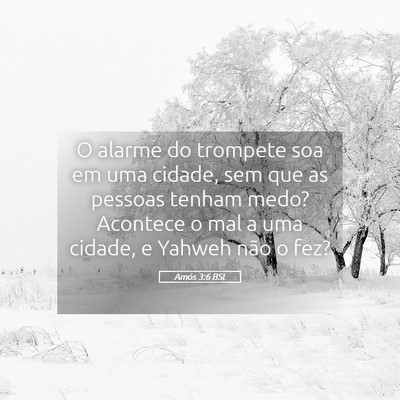 Picture 05 - Amós 3:6 BSL - O alarme do trompete soa em uma cidade, sem que - Bible Verse Picture