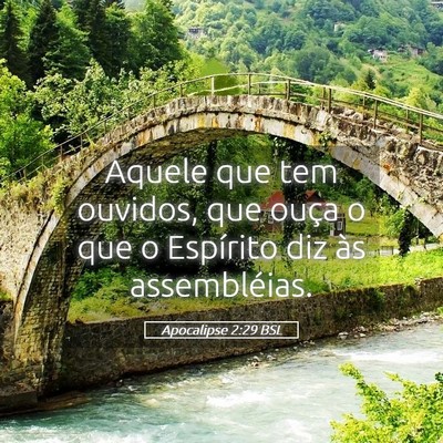 Picture 05 - Apocalipse 2:29 BSL - Aquele que tem ouvidos, que ouça o que o - Bible Verse Picture