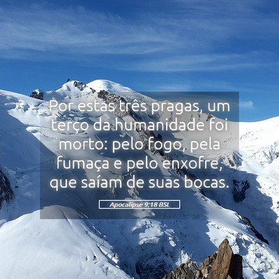 Picture 05 - Apocalipse 9:18 BSL - Por estas três pragas, um terço da humanidade - Bible Verse Picture