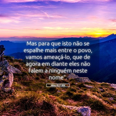 Picture 05 - Atos 4:17 BSL - Mas para que isto não se espalhe mais entre o - Bible Verse Picture