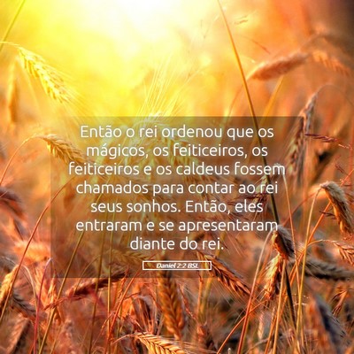 Picture 05 - Daniel 2:2 BSL - Então o rei ordenou que os mágicos, os - Bible Verse Picture