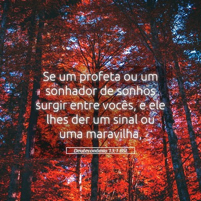 Picture 05 - Deuteronômio 13:1 BSL - Se um profeta ou um sonhador de sonhos surgir - Bible Verse Picture