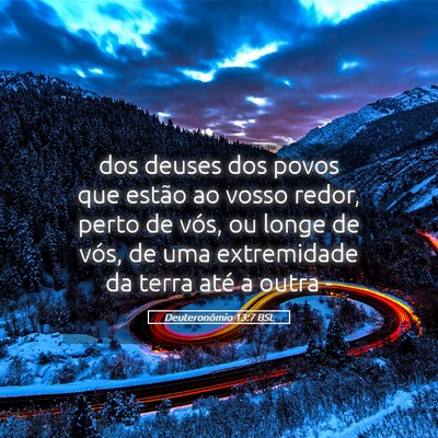 Picture 05 - Deuteronômio 13:7 BSL - dos deuses dos povos que estão ao vosso redor, - Bible Verse Picture
