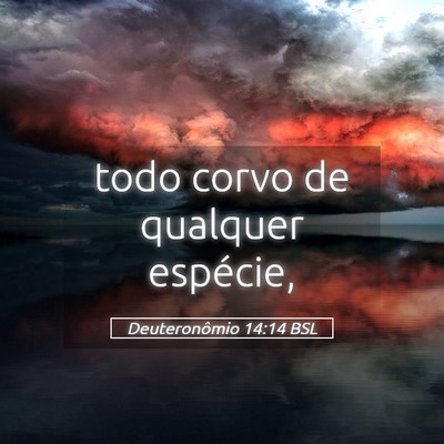 Picture 05 - Deuteronômio 14:14 BSL - todo corvo de qualquer - Bible Verse Picture