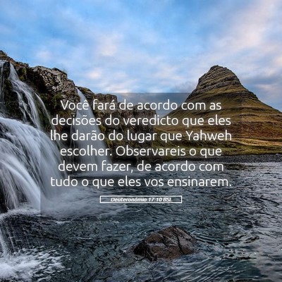 Picture 05 - Deuteronômio 17:10 BSL - Você fará de acordo com as decisões do - Bible Verse Picture
