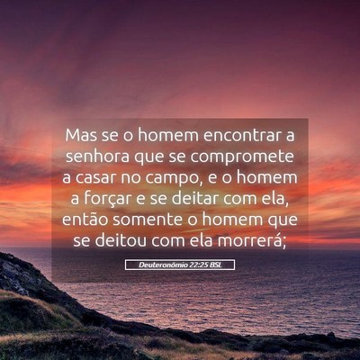 Picture 05 - Deuteronômio 22:25 BSL - Mas se o homem encontrar a senhora que se - Bible Verse Picture