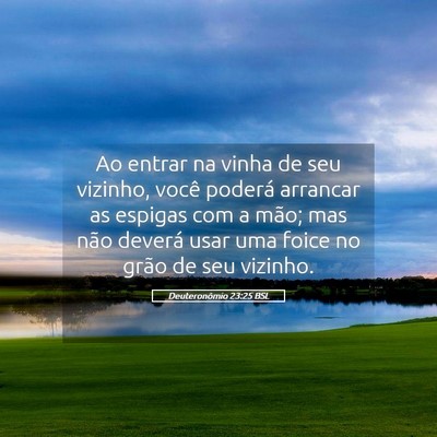 Picture 05 - Deuteronômio 23:25 BSL - Ao entrar na vinha de seu vizinho, você poderá - Bible Verse Picture