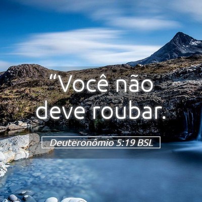 Picture 05 - Deuteronômio 5:19 BSL - “Você não deve - Bible Verse Picture