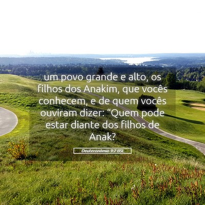 Picture 05 - Deuteronômio 9:2 BSL - um povo grande e alto, os filhos dos Anakim, que - Bible Verse Picture