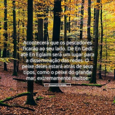 Picture 05 - Ezequiel 47:10 BSL - Acontecerá que os pescadores ficarão ao seu - Bible Verse Picture