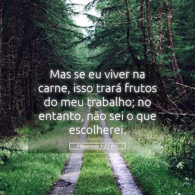 Picture 05 - Filipenses 1:22 BSL - Mas se eu viver na carne, isso trará frutos do - Bible Verse Picture