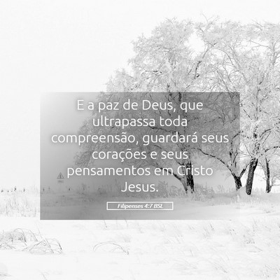 Picture 05 - Filipenses 4:7 BSL - E a paz de Deus, que ultrapassa toda - Bible Verse Picture