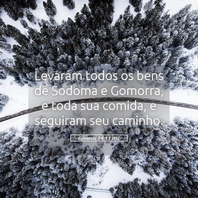 Picture 05 - Gênesis 14:11 BSL - Levaram todos os bens de Sodoma e Gomorra, e toda - Bible Verse Picture