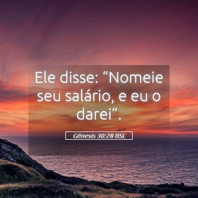Picture 05 - Gênesis 30:28 BSL - Ele disse: “Nomeie seu salário, e eu o - Bible Verse Picture