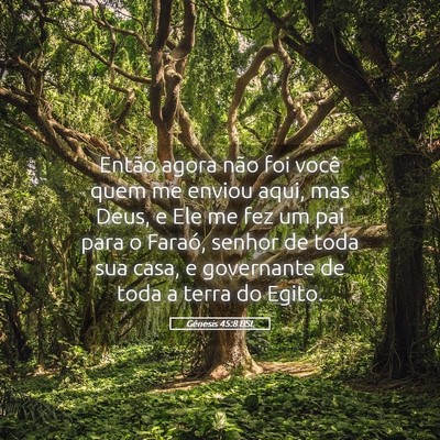 Picture 05 - Gênesis 45:8 BSL - Então agora não foi você quem me enviou aqui, - Bible Verse Picture