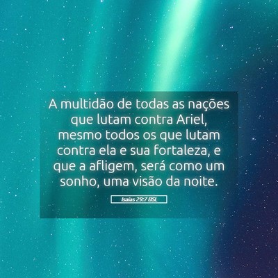 Picture 05 - Isaías 29:7 BSL - A multidão de todas as nações que lutam contra - Bible Verse Picture