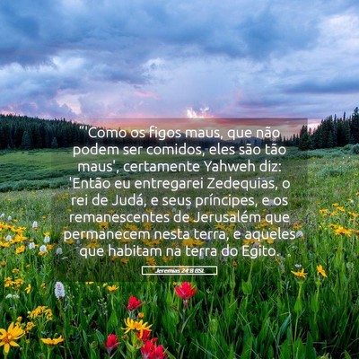 Picture 05 - Jeremias 24:8 BSL - “'Como os figos maus, que não podem ser - Bible Verse Picture