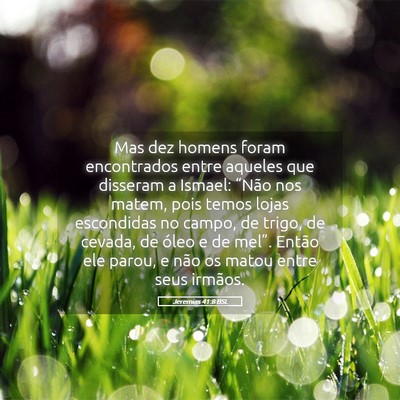 Picture 05 - Jeremias 41:8 BSL - Mas dez homens foram encontrados entre aqueles - Bible Verse Picture