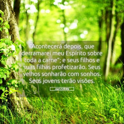 Picture 05 - Joel 2:28 BSL - “Acontecerá depois, que derramarei meu - Bible Verse Picture