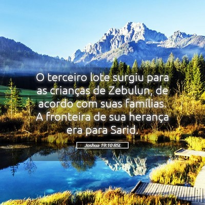 Picture 05 - Joshua 19:10 BSL - O terceiro lote surgiu para as crianças de - Bible Verse Picture