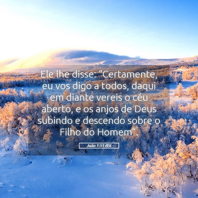 Picture 05 - João 1:51 BSL - Ele lhe disse: “Certamente, eu vos digo a - Bible Verse Picture