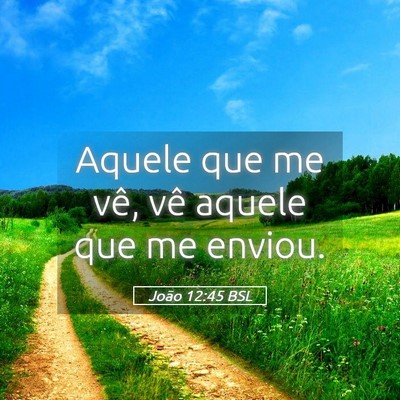 Picture 05 - João 12:45 BSL - Aquele que me vê, vê aquele que me - Bible Verse Picture