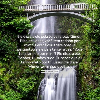 Picture 05 - João 21:17 BSL - Ele disse a ele pela terceira vez: “Simon, - Bible Verse Picture