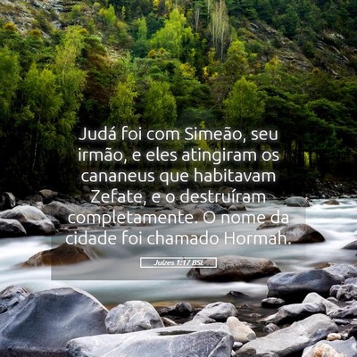 Picture 05 - Juízes 1:17 BSL - Judá foi com Simeão, seu irmão, e eles - Bible Verse Picture