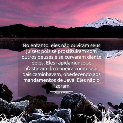 Picture 05 - Juízes 2:17 BSL - No entanto, eles não ouviram seus juízes; pois - Bible Verse Picture