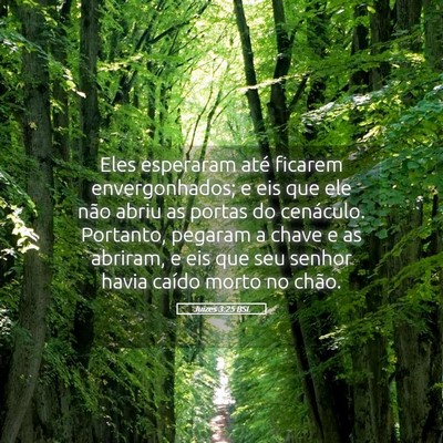 Picture 05 - Juízes 3:25 BSL - Eles esperaram até ficarem envergonhados; e eis - Bible Verse Picture