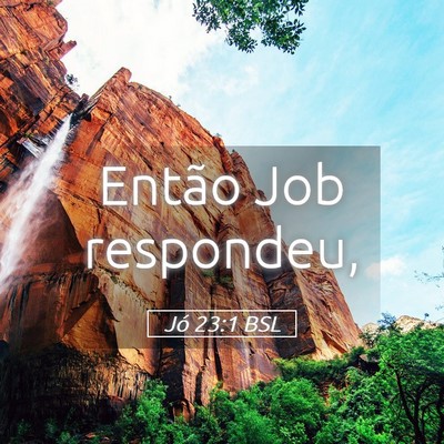 Picture 05 - Jó 23:1 BSL - Então Job - Bible Verse Picture