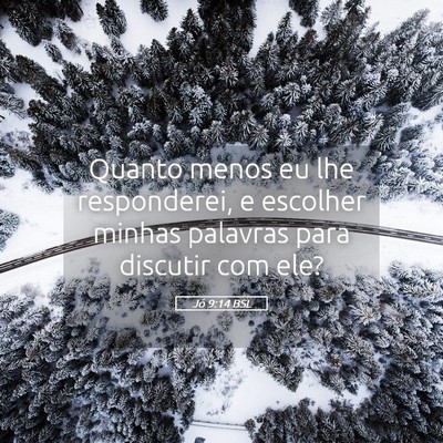 Picture 05 - Jó 9:14 BSL - Quanto menos eu lhe responderei, e escolher - Bible Verse Picture