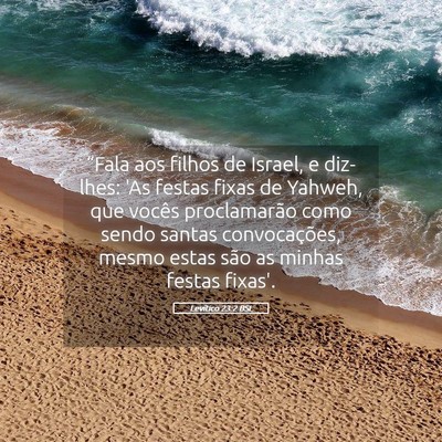 Picture 05 - Levítico 23:2 BSL - “Fala aos filhos de Israel, e diz-lhes: 'As - Bible Verse Picture