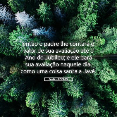 Picture 05 - Levítico 27:23 BSL - então o padre lhe contará o valor de sua - Bible Verse Picture