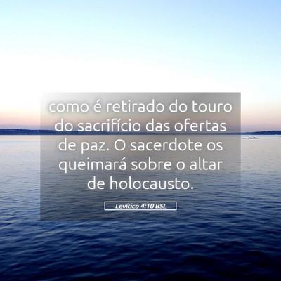 Picture 05 - Levítico 4:10 BSL - como é retirado do touro do sacrifício das - Bible Verse Picture