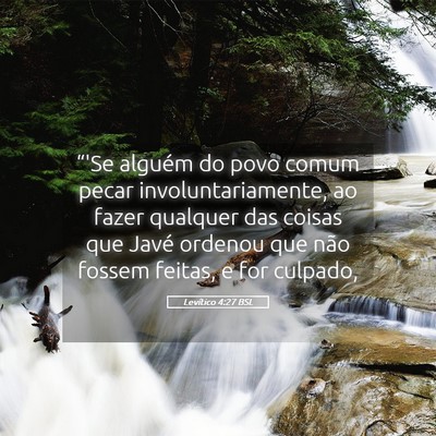 Picture 05 - Levítico 4:27 BSL - “'Se alguém do povo comum pecar - Bible Verse Picture