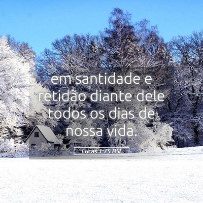 Picture 05 - Lucas 1:75 BSL - em santidade e retidão diante dele todos os dias - Bible Verse Picture