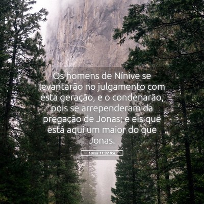 Picture 05 - Lucas 11:32 BSL - Os homens de Nínive se levantarão no julgamento - Bible Verse Picture