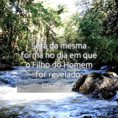 Picture 05 - Lucas 17:30 BSL - Será da mesma forma no dia em que o Filho do - Bible Verse Picture