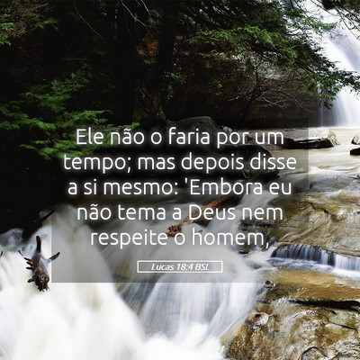 Picture 05 - Lucas 18:4 BSL - Ele não o faria por um tempo; mas depois disse a - Bible Verse Picture
