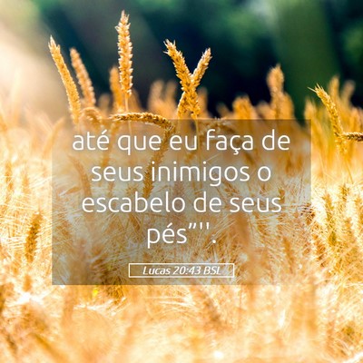 Picture 05 - Lucas 20:43 BSL - até que eu faça de seus inimigos o escabelo de - Bible Verse Picture