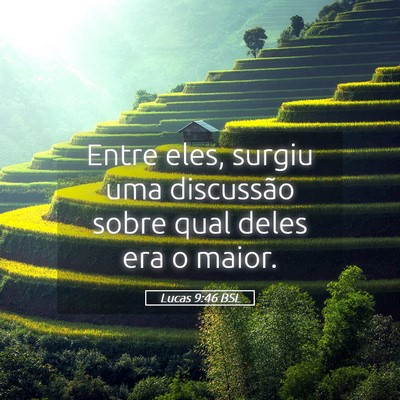 Picture 05 - Lucas 9:46 BSL - Entre eles, surgiu uma discussão sobre qual - Bible Verse Picture