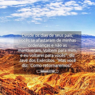 Picture 05 - Malaquias 3:7 BSL - Desde os dias de seus pais, vocês se afastaram - Bible Verse Picture