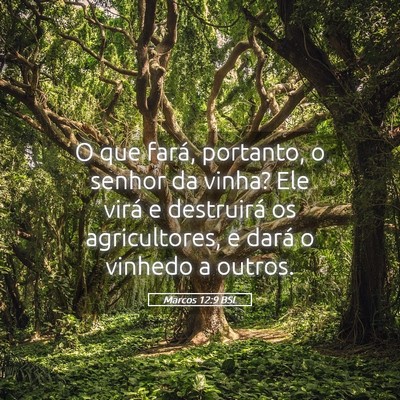 Picture 05 - Marcos 12:9 BSL - O que fará, portanto, o senhor da vinha? Ele - Bible Verse Picture