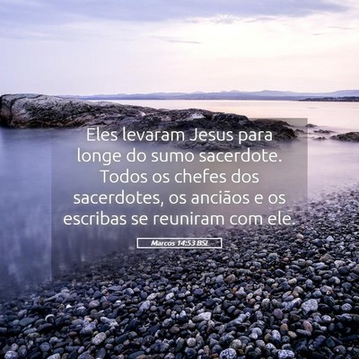 Picture 05 - Marcos 14:53 BSL - Eles levaram Jesus para longe do sumo sacerdote. - Bible Verse Picture