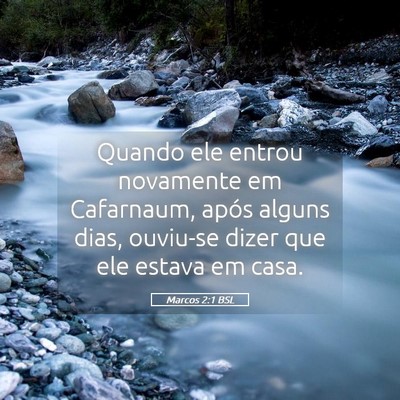 Picture 05 - Marcos 2:1 BSL - Quando ele entrou novamente em Cafarnaum, após - Bible Verse Picture