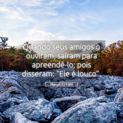 Picture 05 - Marcos 3:21 BSL - Quando seus amigos o ouviram, saíram para - Bible Verse Picture