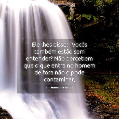 Picture 05 - Marcos 7:18 BSL - Ele lhes disse: “Vocês também estão sem - Bible Verse Picture